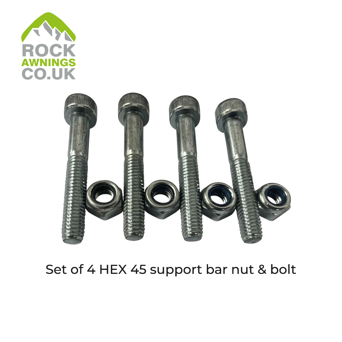 NUT & BOLT FOR HEX 45 SUPPORT BAR