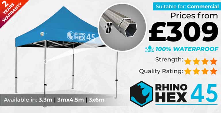 Rhino hex 45 Gazebo