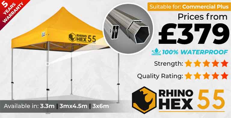 Rhino hex 45 Gazebo